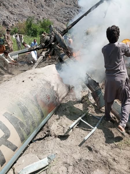 Pakistan Army Helicopter Crashes in Chilas, Five Soldiers Martyred