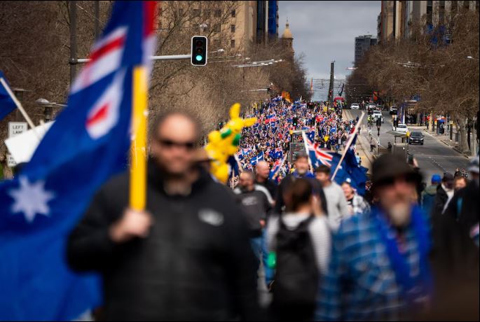 australian anti immigration protests 