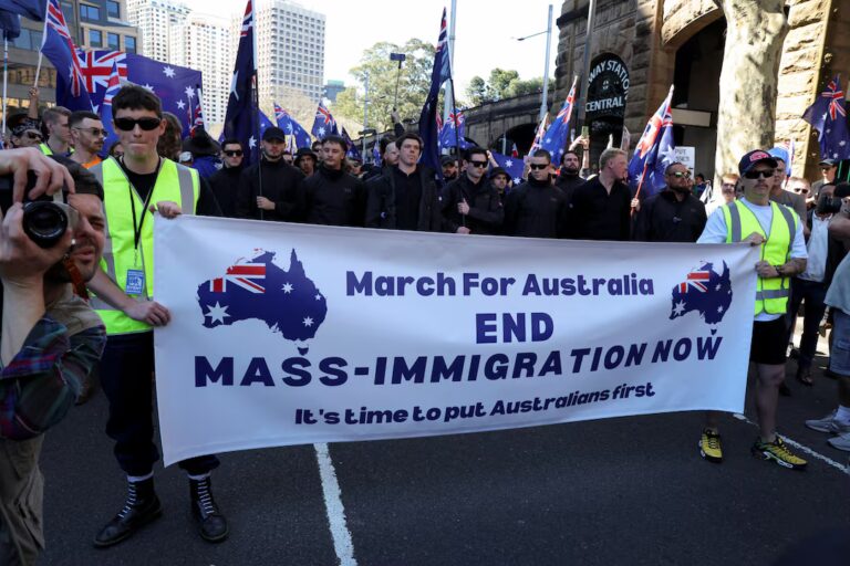 australian anti immigration protests
