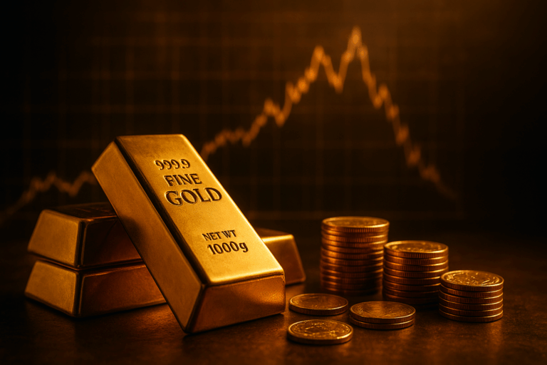 Gold Prices Drop by Rs1,000 per Tola in Pakistan