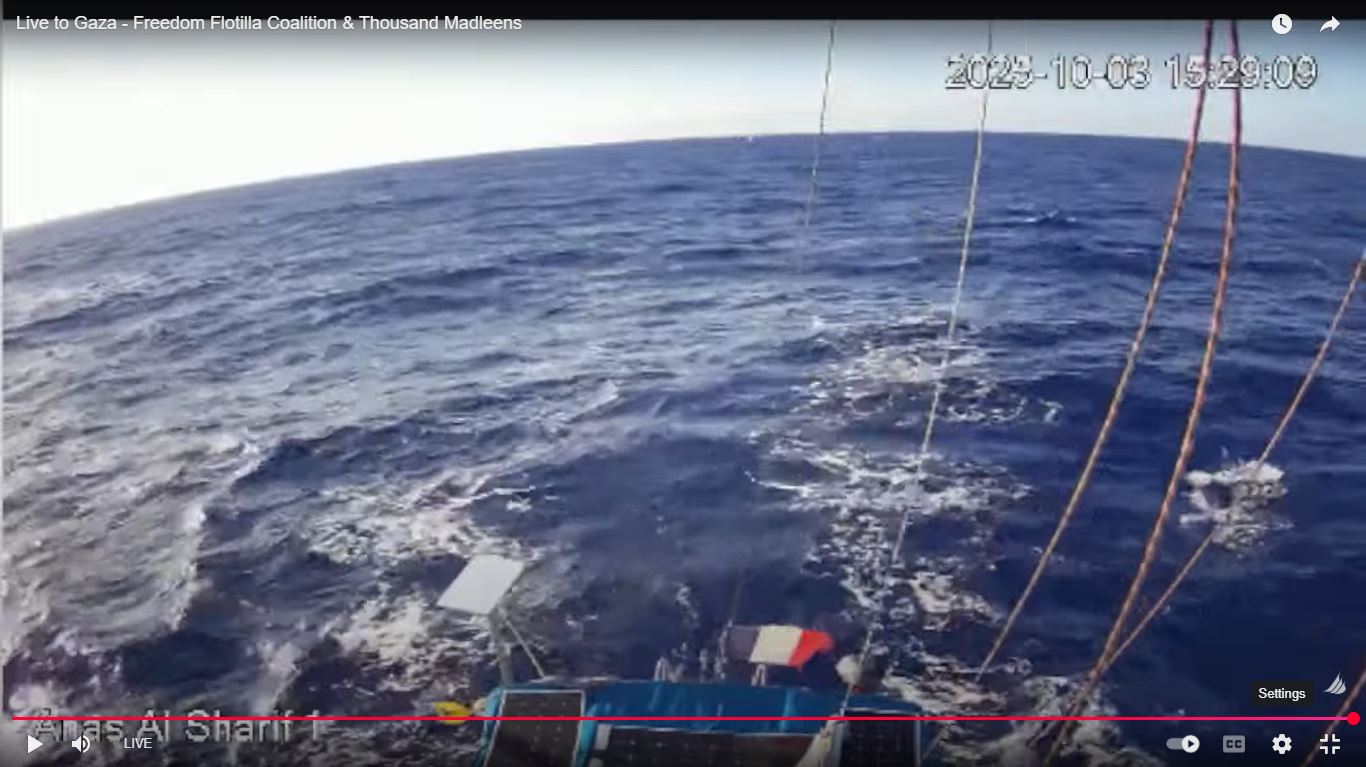 Another Aid Flotilla Heads Toward Gaza After Israeli Interception