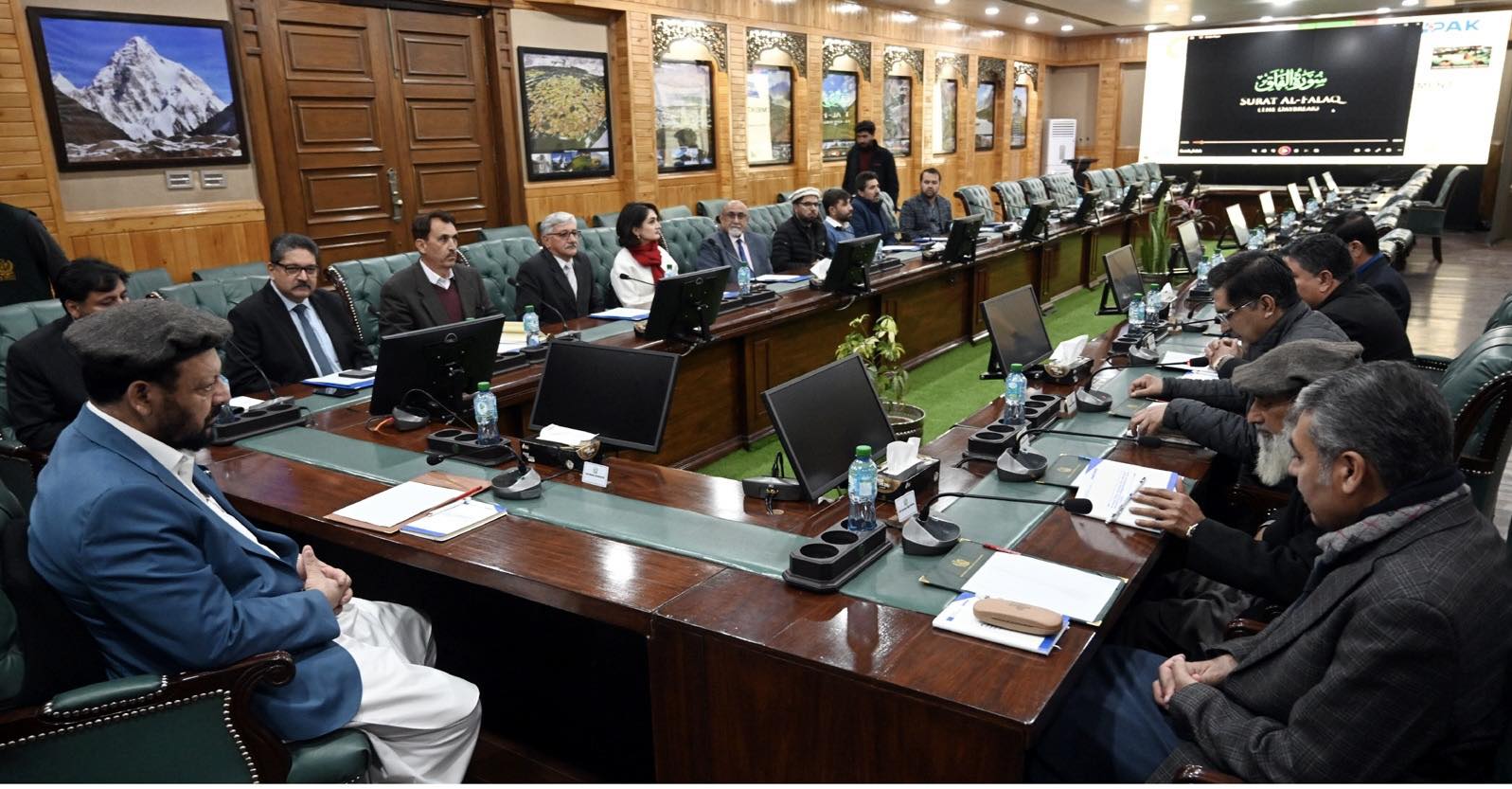 "Government of Gilgit-Baltistan and NPAK Energy representatives signing the Hunza electricity agreement."
