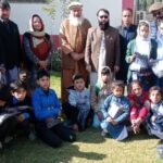Special Education Complex Gilgit students receiving sweaters and uniforms, Gilgit-Baltistan.